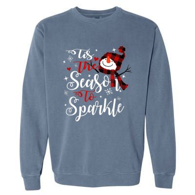 Tis The Season To Crewneck Cool Gift Meaningful Gift Garment-Dyed Sweatshirt