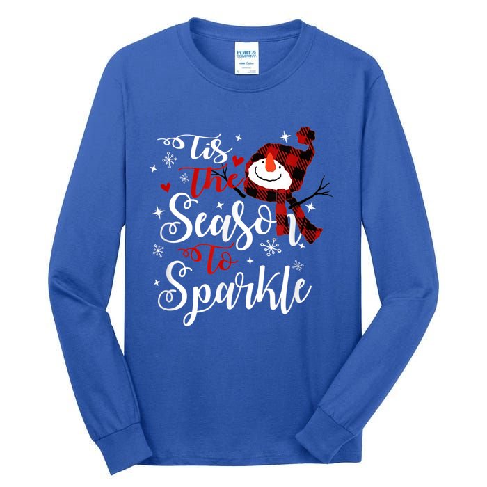 Tis The Season To Crewneck Cool Gift Meaningful Gift Tall Long Sleeve T-Shirt