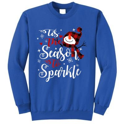 Tis The Season To Crewneck Cool Gift Meaningful Gift Tall Sweatshirt