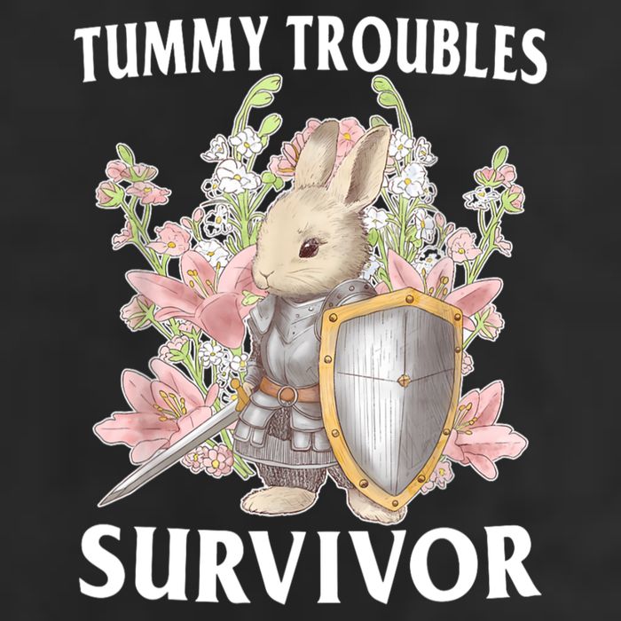 Tummy Troubles Survivor Funny Sarcastic Ibs Humor Statement Cool Comfort Performance Bucket Hat