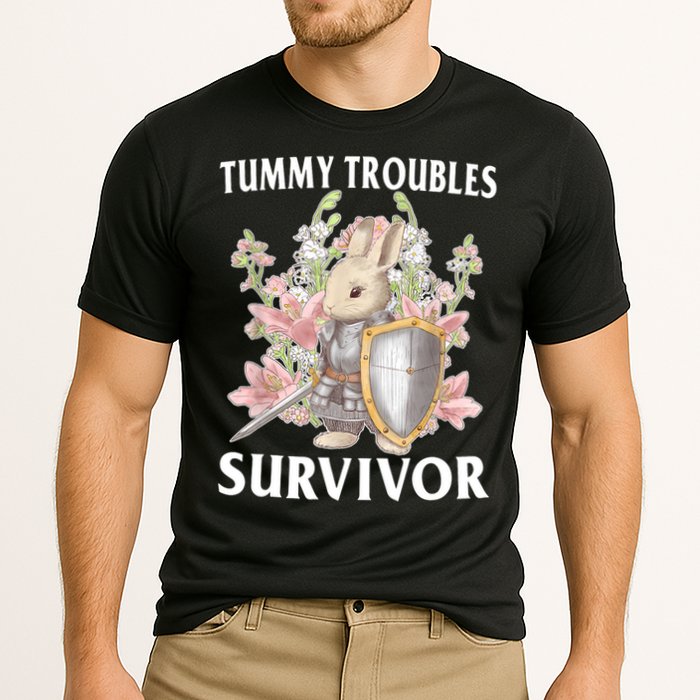 Tummy Troubles Survivor Funny Sarcastic Ibs Humor Statement Performance Shirt