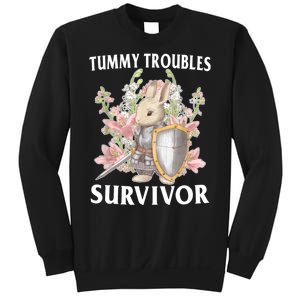 Tummy Troubles Survivor Funny Sarcastic Ibs Humor Statement Sweatshirt