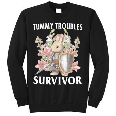 Tummy Troubles Survivor Funny Sarcastic Ibs Humor Statement Sweatshirt