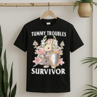 Tummy Troubles Survivor Funny Sarcastic Ibs Humor Statement T-Shirt
