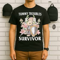Tummy Troubles Survivor Funny Sarcastic Ibs Humor Statement T-Shirt