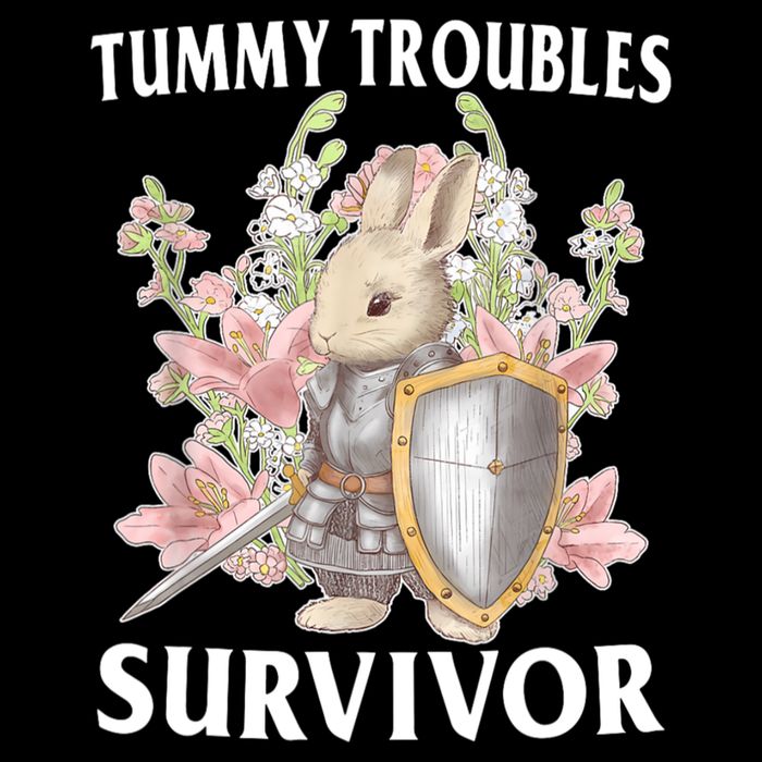 Tummy Troubles Survivor Funny Sarcastic Ibs Humor Statement T-Shirt
