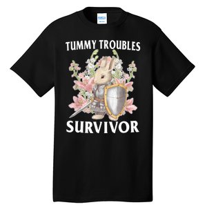 Tummy Troubles Survivor Funny Sarcastic Ibs Humor Statement Tall T-Shirt