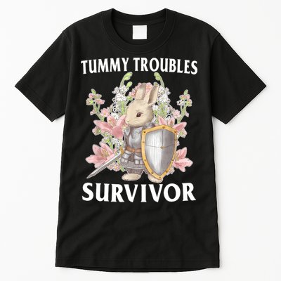 Tummy Troubles Survivor Funny Sarcastic Ibs Humor Statement Tall T-Shirt