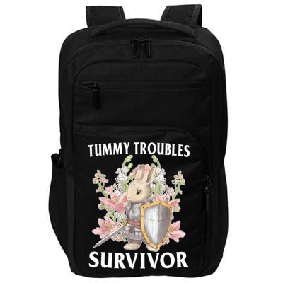 Tummy Troubles Survivor Funny Sarcastic Ibs Humor Statement Impact Tech Backpack