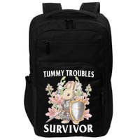 Tummy Troubles Survivor Funny Sarcastic Ibs Humor Statement Impact Tech Backpack