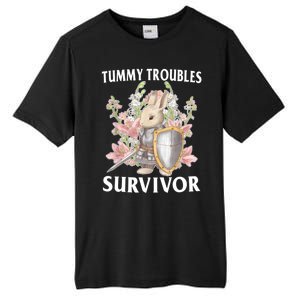 Tummy Troubles Survivor Funny Sarcastic Ibs Humor Statement Tall Fusion ChromaSoft Performance T-Shirt