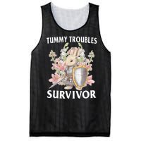 Tummy Troubles Survivor Funny Sarcastic Ibs Humor Statement Mesh Reversible Basketball Jersey Tank