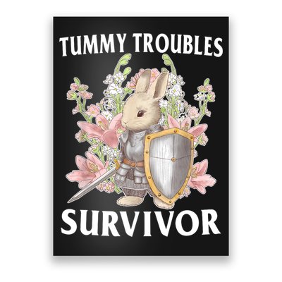 Tummy Troubles Survivor Funny Sarcastic Ibs Humor Statement Poster