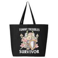 Tummy Troubles Survivor Funny Sarcastic Ibs Humor Statement 25L Jumbo Tote