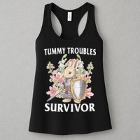 Tummy Troubles Survivor Funny Sarcastic Ibs Humor Statement Womens Tank Top