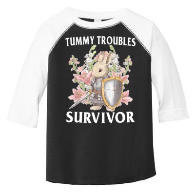 Tummy Troubles Survivor Funny Sarcastic Ibs Humor Statement Toddler Fine Jersey T-Shirt
