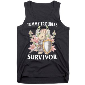 Tummy Troubles Survivor Funny Sarcastic Ibs Humor Statement Tank Top