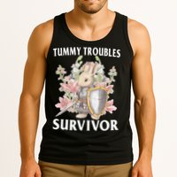 Tummy Troubles Survivor Funny Sarcastic Ibs Humor Statement Tank Top