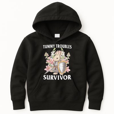 Tummy Troubles Survivor Funny Sarcastic Ibs Humor Statement Kids Hoodie