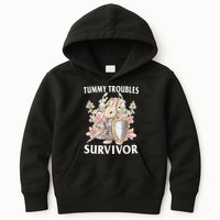 Tummy Troubles Survivor Funny Sarcastic Ibs Humor Statement Kids Hoodie