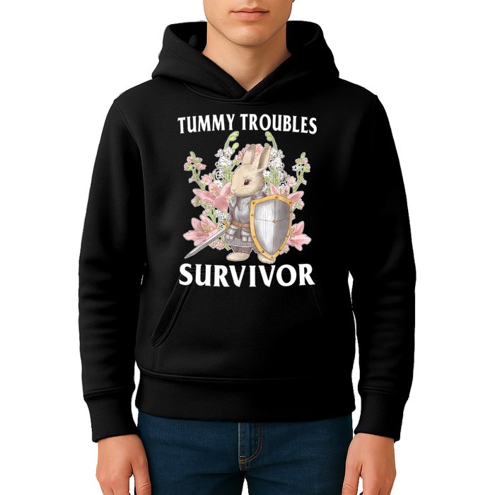 Tummy Troubles Survivor Funny Sarcastic Ibs Humor Statement Kids Hoodie