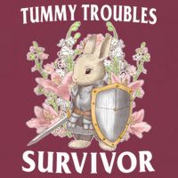 Tummy Troubles Survivor Funny Sarcastic Ibs Humor Statement 16oz Travel Tumbler