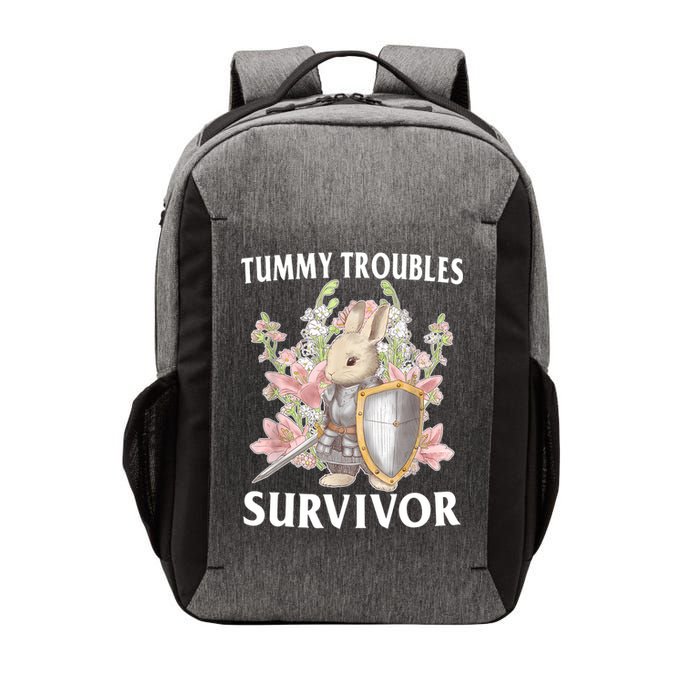 Tummy Troubles Survivor Funny Sarcastic Ibs Humor Statement Vector Backpack