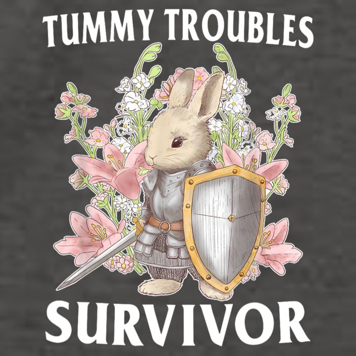 Tummy Troubles Survivor Funny Sarcastic Ibs Humor Statement Vector Backpack