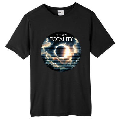 Totality Total Solar Eclipse 2024 Tall Fusion ChromaSoft Performance T-Shirt