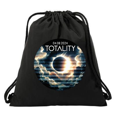 Totality Total Solar Eclipse 2024 Drawstring Bag