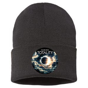 Totality Total Solar Eclipse 2024 Sustainable Knit Beanie