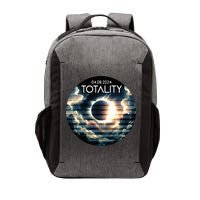 Totality Total Solar Eclipse 2024 Vector Backpack