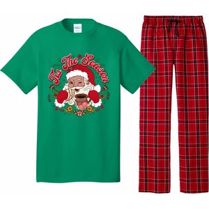 Tis The Season Santa Mexican Christmas Pajama Set