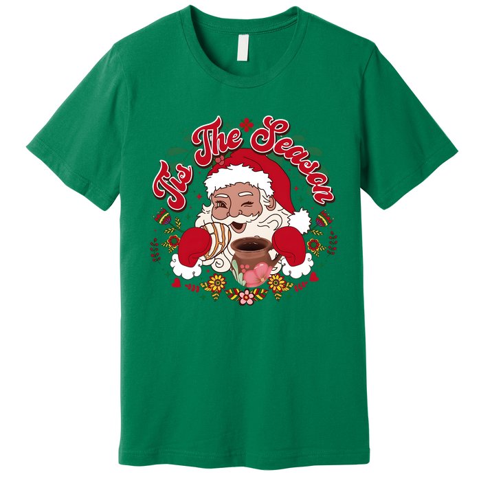 Tis The Season Santa Mexican Christmas Premium T-Shirt