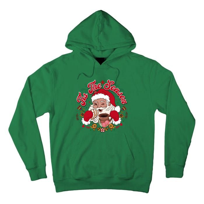 Tis The Season Santa Mexican Christmas Tall Hoodie