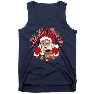 Tis The Season Santa Mexican Christmas Tank Top