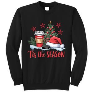 Tis The Season Christmas Holiday Coffee Lover Sweatshirt