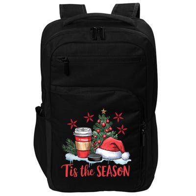 Tis The Season Christmas Holiday Coffee Lover Impact Tech Backpack