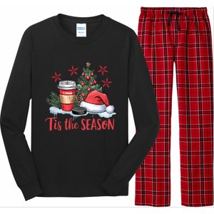 Tis The Season Christmas Holiday Coffee Lover Long Sleeve Pajama Set