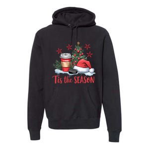 Tis The Season Christmas Holiday Coffee Lover Premium Hoodie