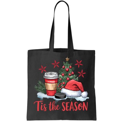 Tis The Season Christmas Holiday Coffee Lover Tote Bag