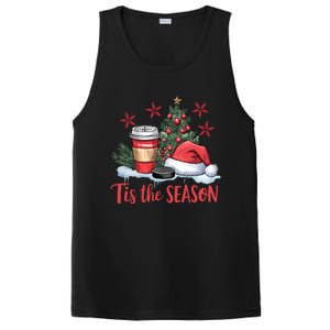 Tis The Season Christmas Holiday Coffee Lover PosiCharge Competitor Tank