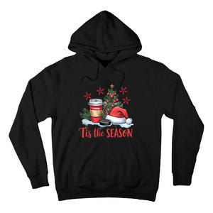 Tis The Season Christmas Holiday Coffee Lover Tall Hoodie