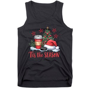 Tis The Season Christmas Holiday Coffee Lover Tank Top