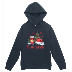 Tis The Season Christmas Holiday Coffee Lover Urban Pullover Hoodie