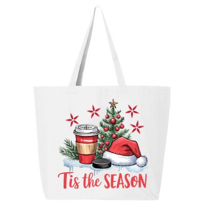 Tis The Season Christmas Holiday Coffee Lover 25L Jumbo Tote