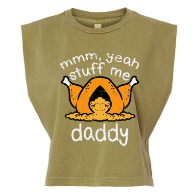 Thanksgiving Turkey Stuff Me Garment-Dyed Women's Muscle Tee