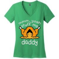 Thanksgiving Turkey Stuff Me Women's V-Neck T-Shirt