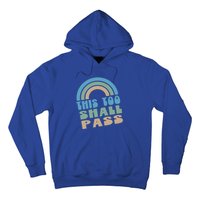 This Too Shall Pass Blue Retro Rainbow Gift Hoodie