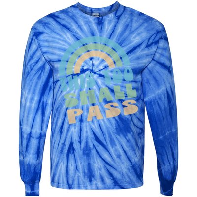 This Too Shall Pass Blue Retro Rainbow Gift Tie-Dye Long Sleeve Shirt